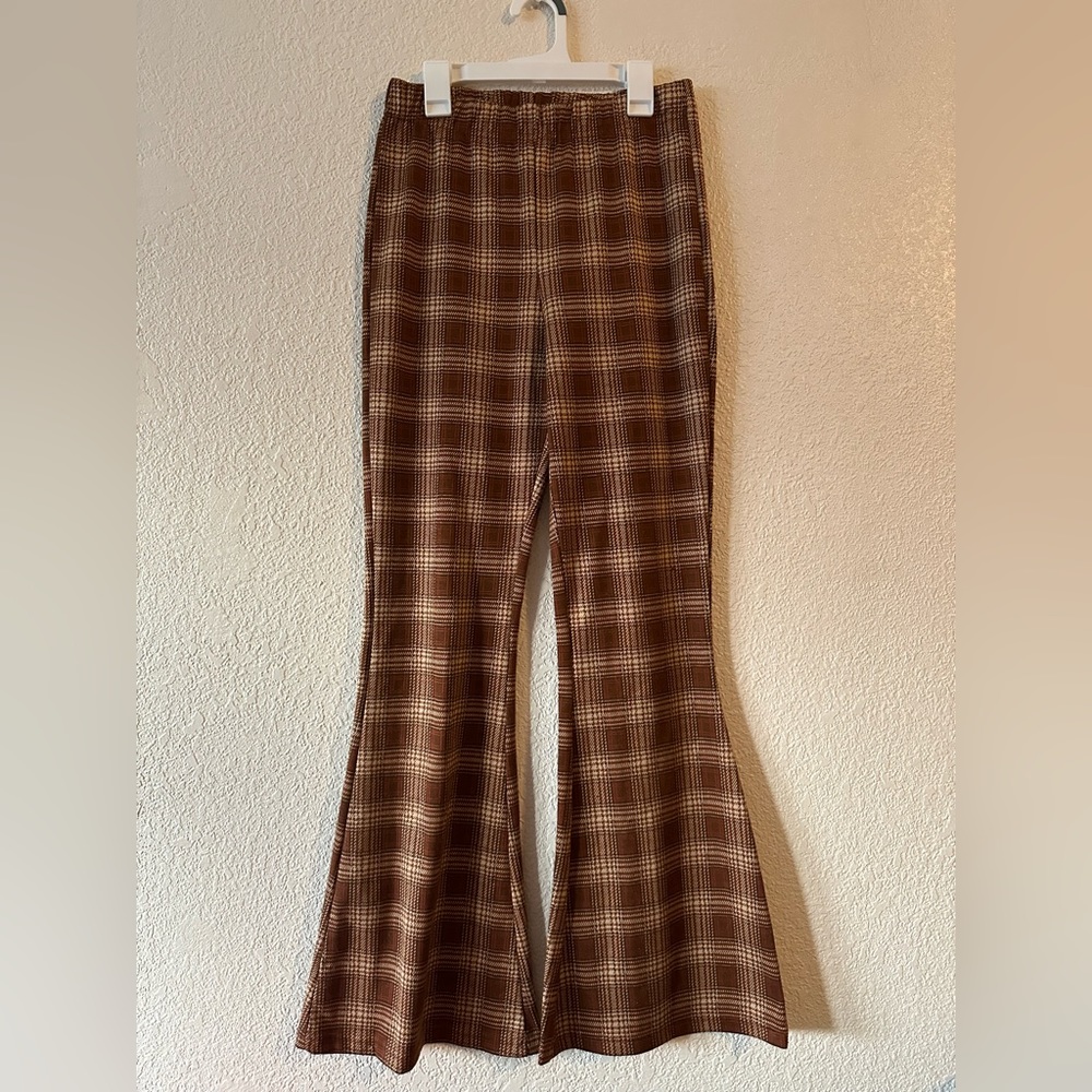plaid bellbottoms